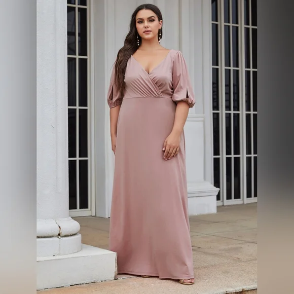 Ever Pretty | Dresses | Ever Pretty Dusty Pink Dress | Poshmark